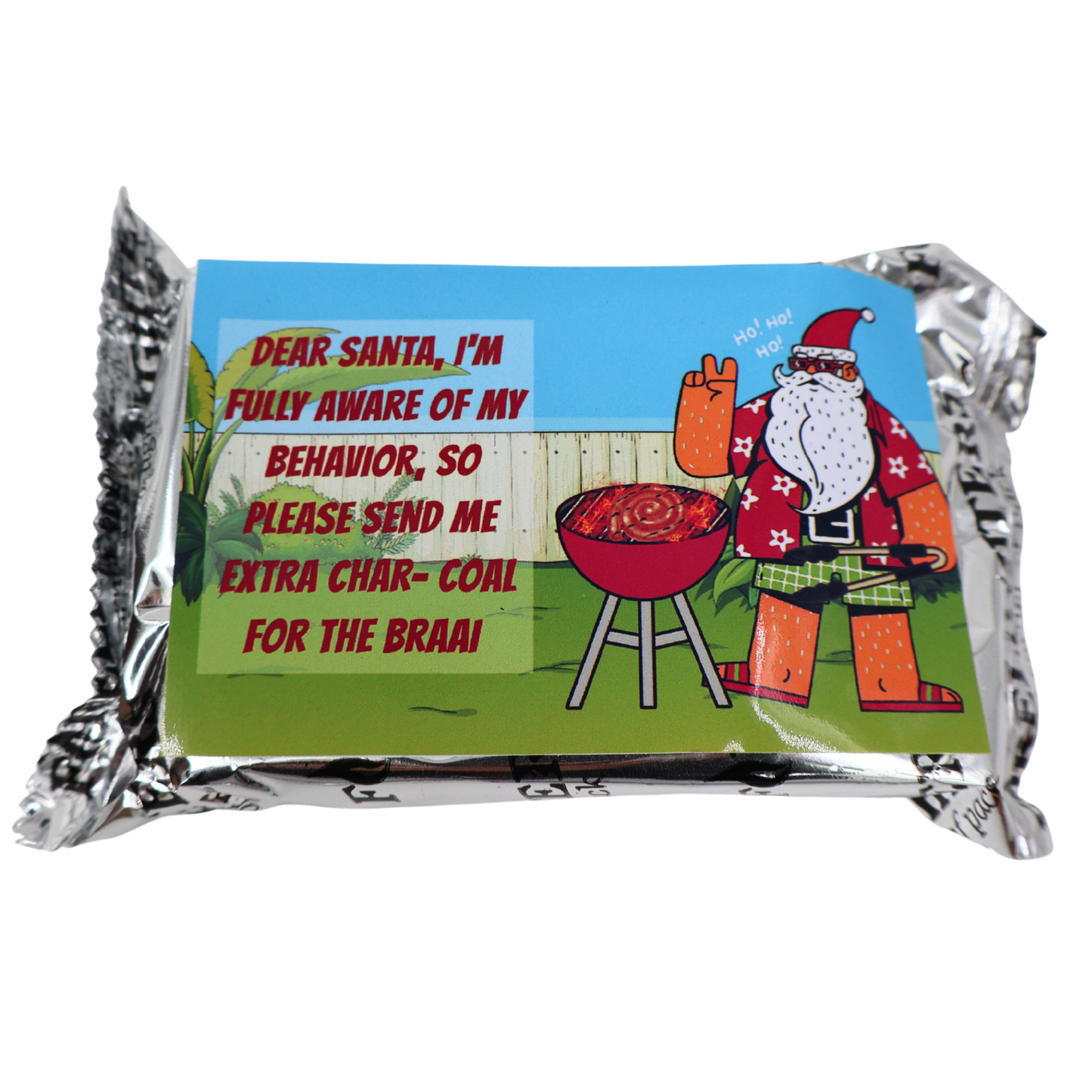Firelighters with Christmas Braai (Different Sayings) Just Fun Gifts