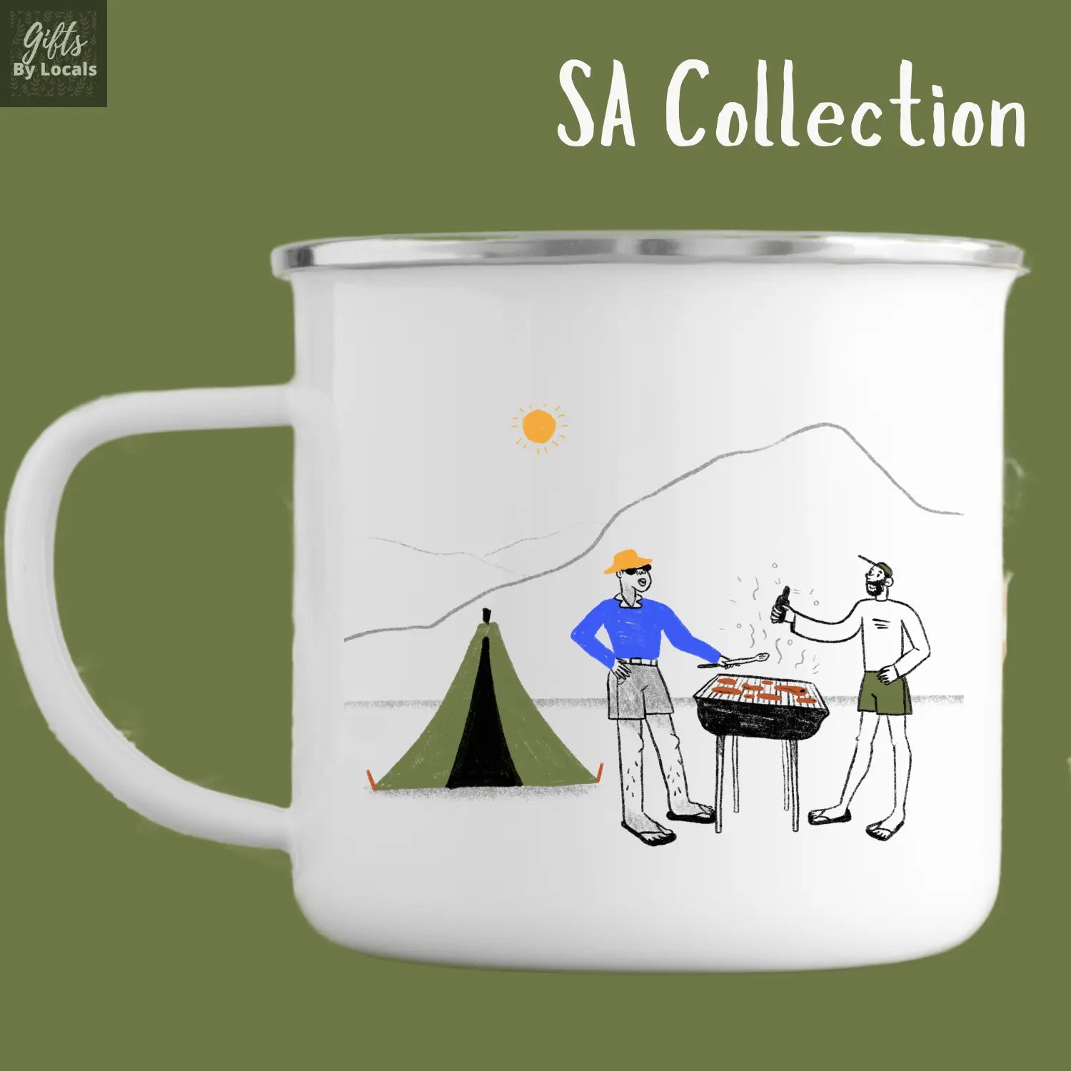 SA Collection โ Enamel Mug Set (4-Pack) Just Fun Gifts