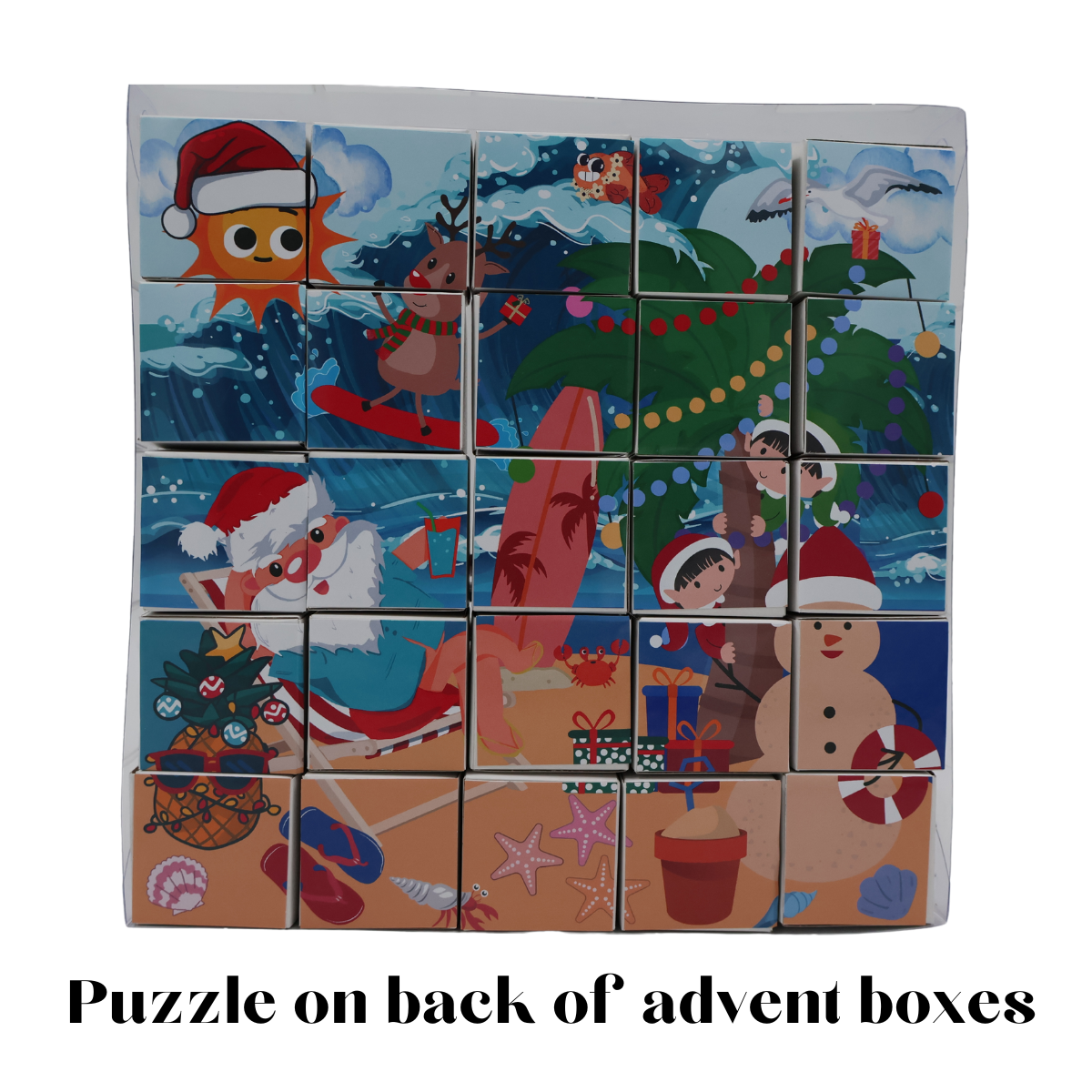 Advent Calendar Pink Elf Design Just Fun Gifts