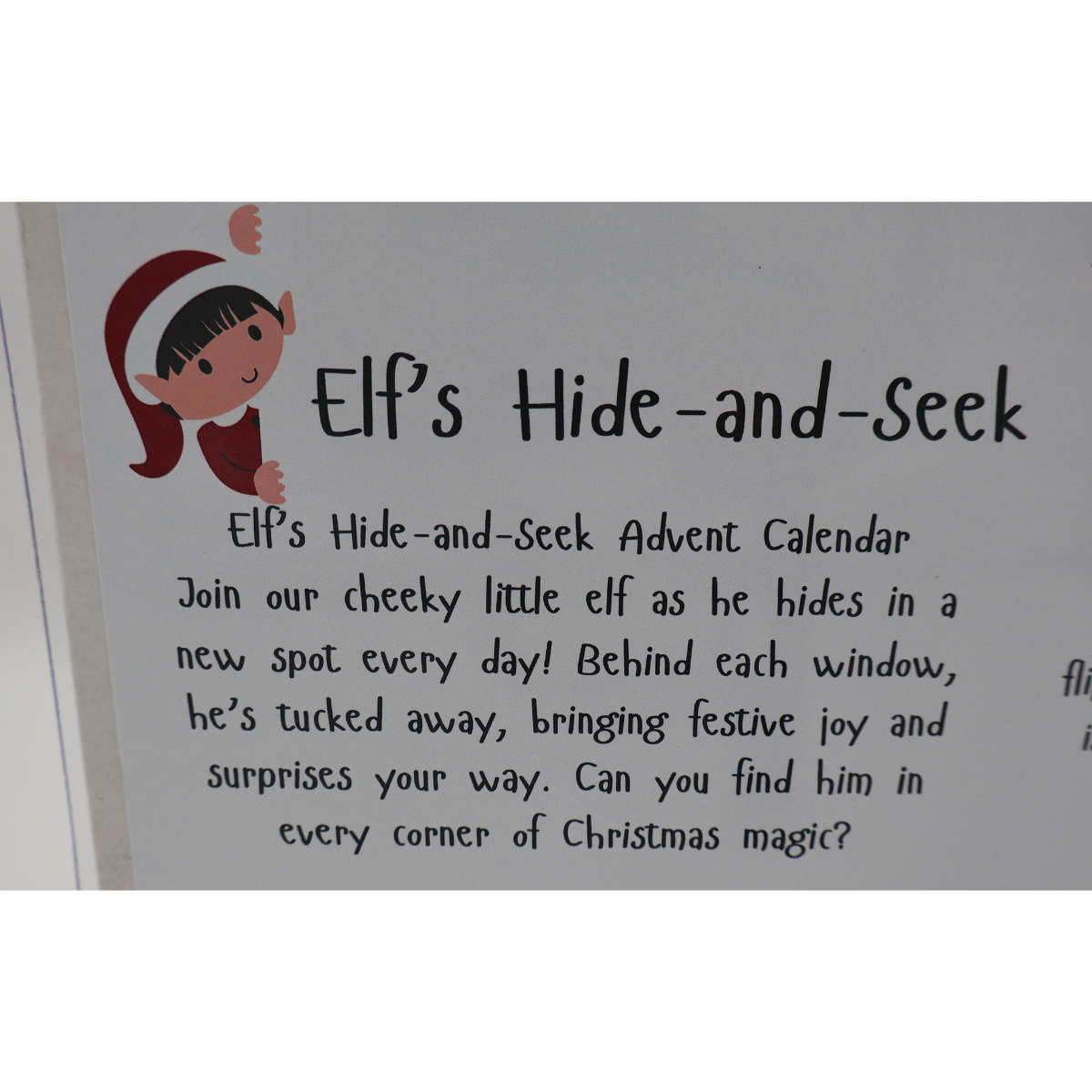 Advent Calendar Pink Elf Design Just Fun Gifts