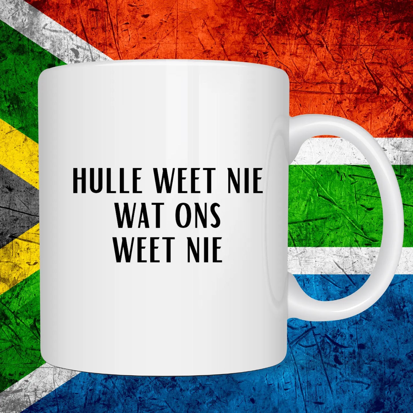 Mug – Hulle weet nie wat ons weet nie (white background) Just Fun Gifts