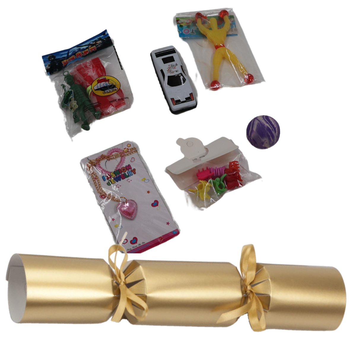 Kids Christmas Cracker with Toy Just Fun Gifts
