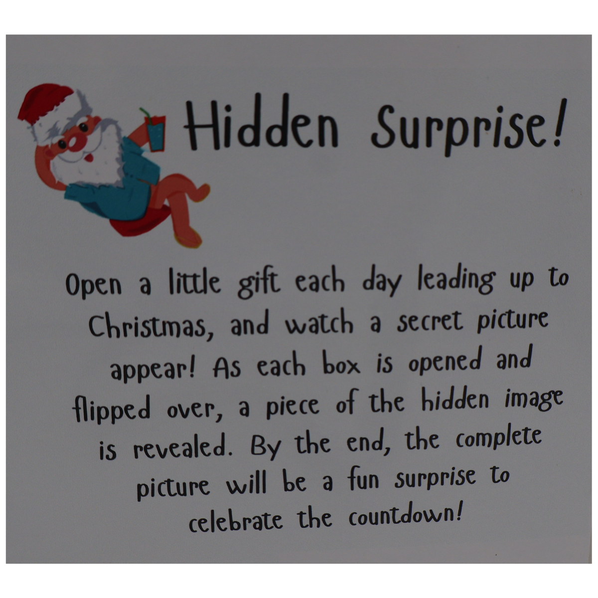 Advent Calendar Pink Elf Design Just Fun Gifts