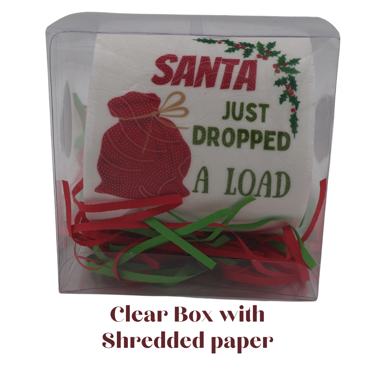 Toilet Paper – SANTA just dropped a load. (printed on first sheet) Just Fun Gifts