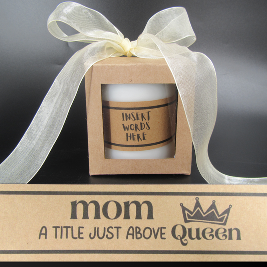 Candle – Mom a title just above Queen Just Fun Gifts