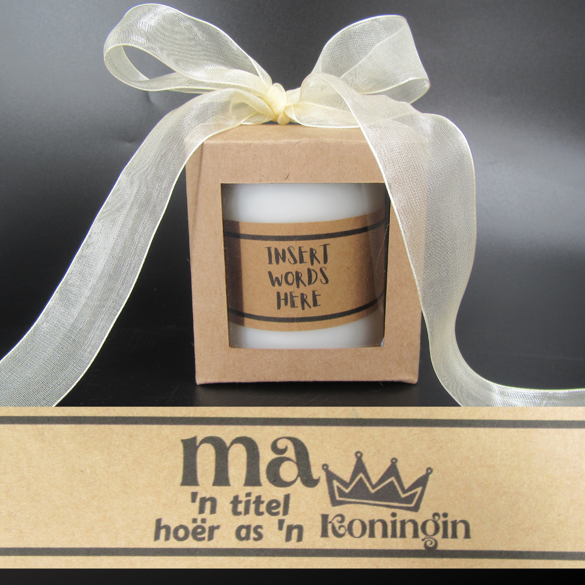 Candle – Ma ‘n titel net hoër Koningin Just Fun Gifts
