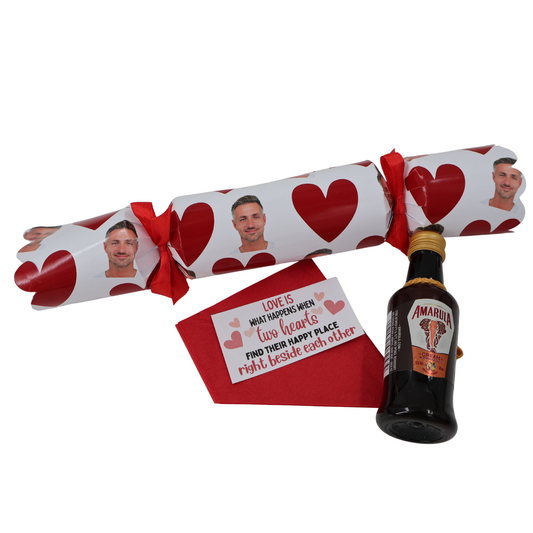 Personalised Valentines Cracker - insert your fav persons face or yours Just Fun Gifts