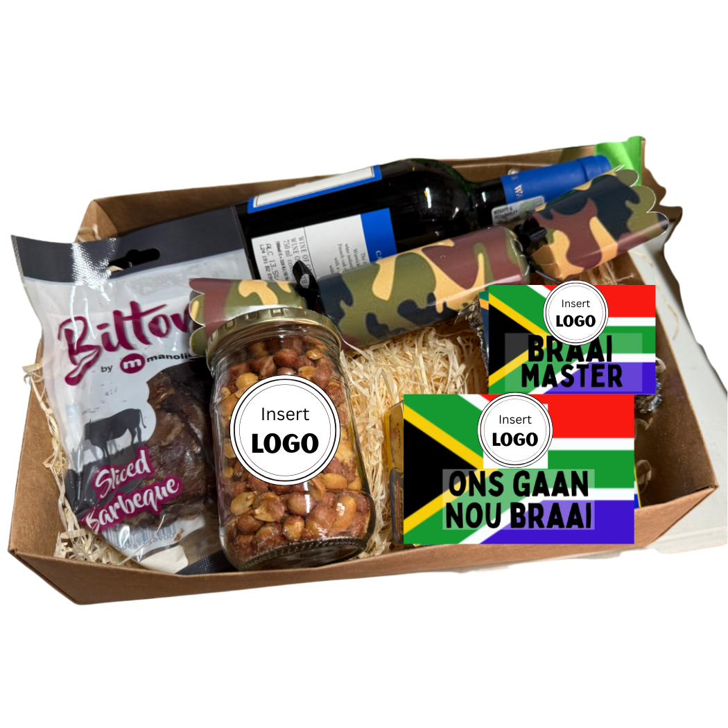 Corporate Gift Box Local is lekker with logos