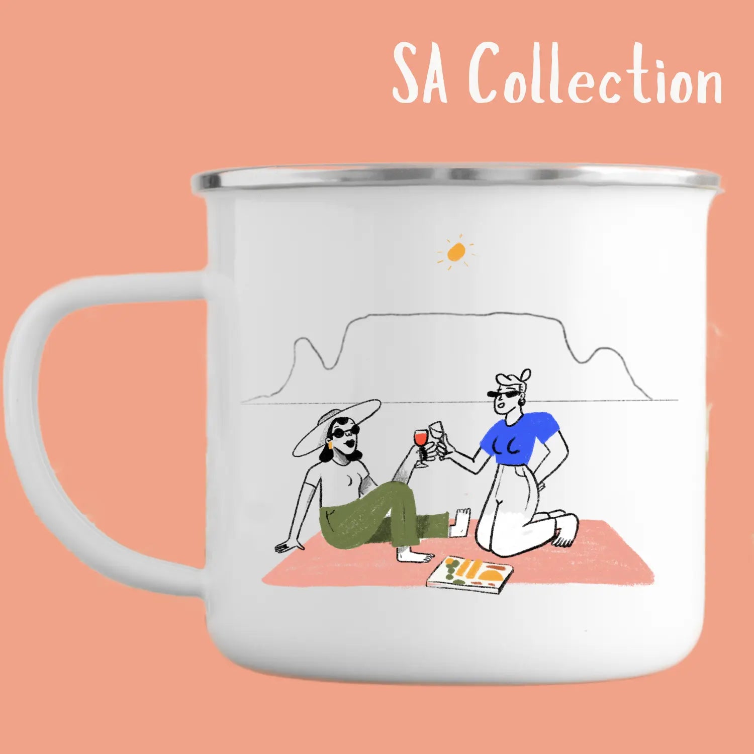 SA Collection โ Enamel Mug Set (4-Pack) Just Fun Gifts