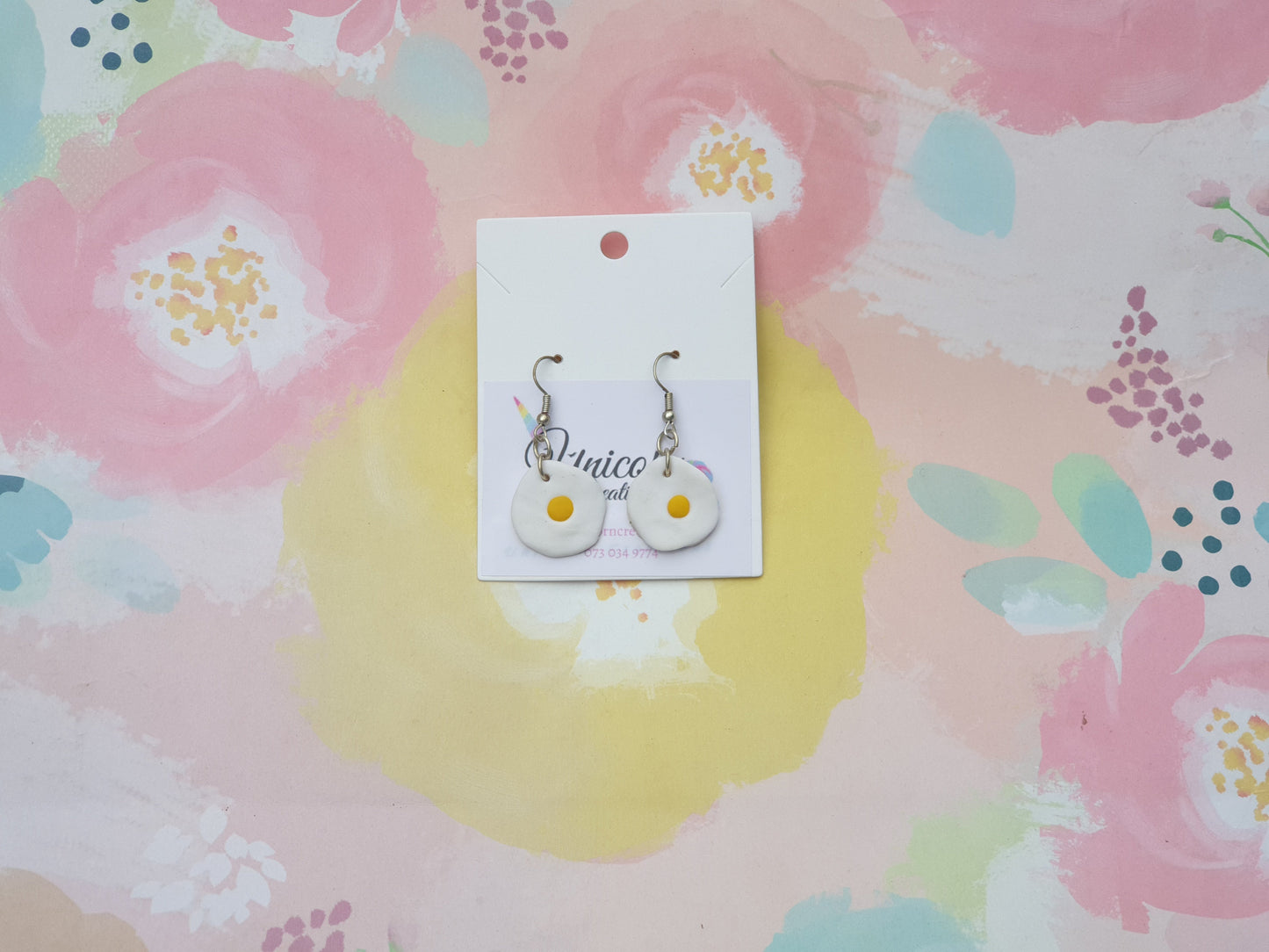 Egg Earrings Unicorn Creations