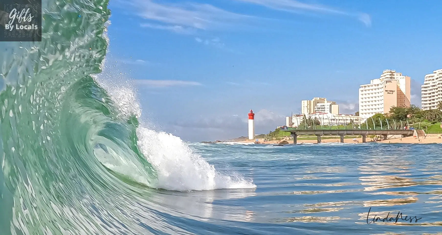 Printed Photography Towel – Umhlanga Rocks By Linda Ness Photography Linda Ness