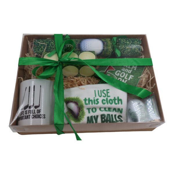 Golf Hamper Gift Set with fun unique gifts Just Fun Gifts