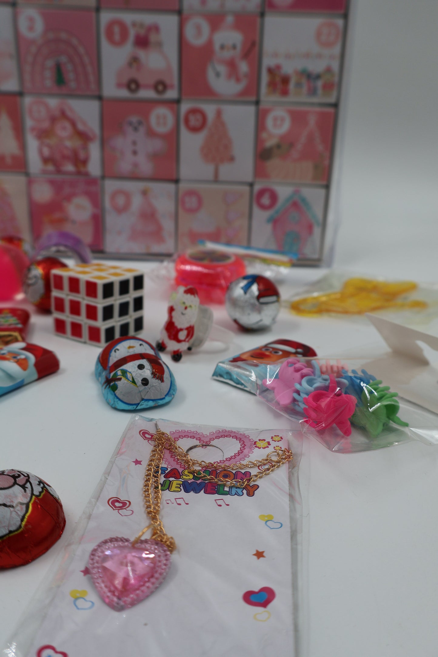 Advent Calendar Pink Elf Design Just Fun Gifts