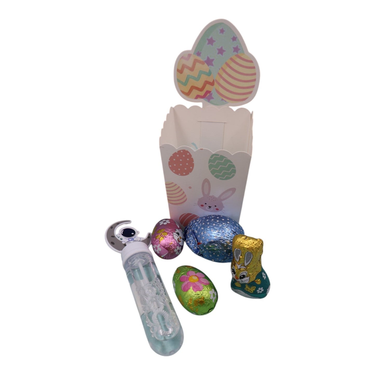 Easter Mini Bubbles and Chocolate Box Boys Just Fun Gifts