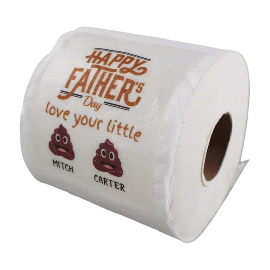 Personalised Toilet Paper - Love your little S**ts Just Fun Gifts