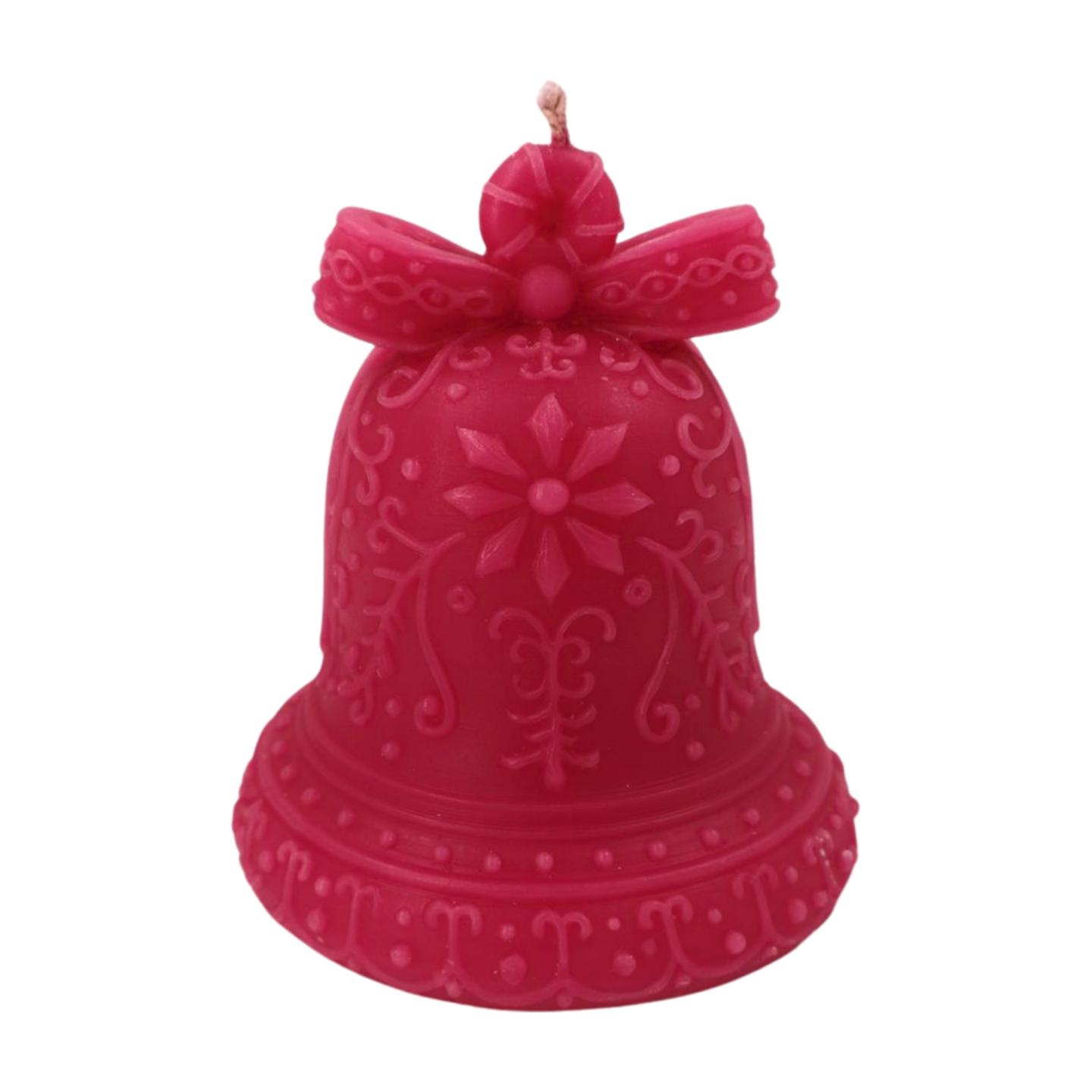 Christmas Bell Candle Handcrafted