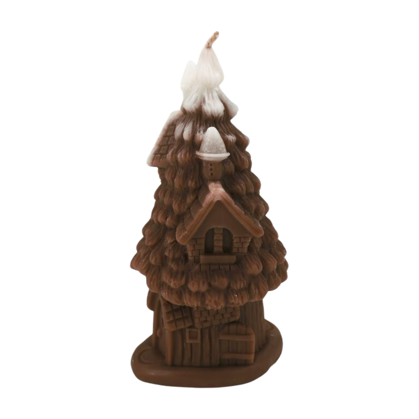 Christmas House Candle Handcrafted