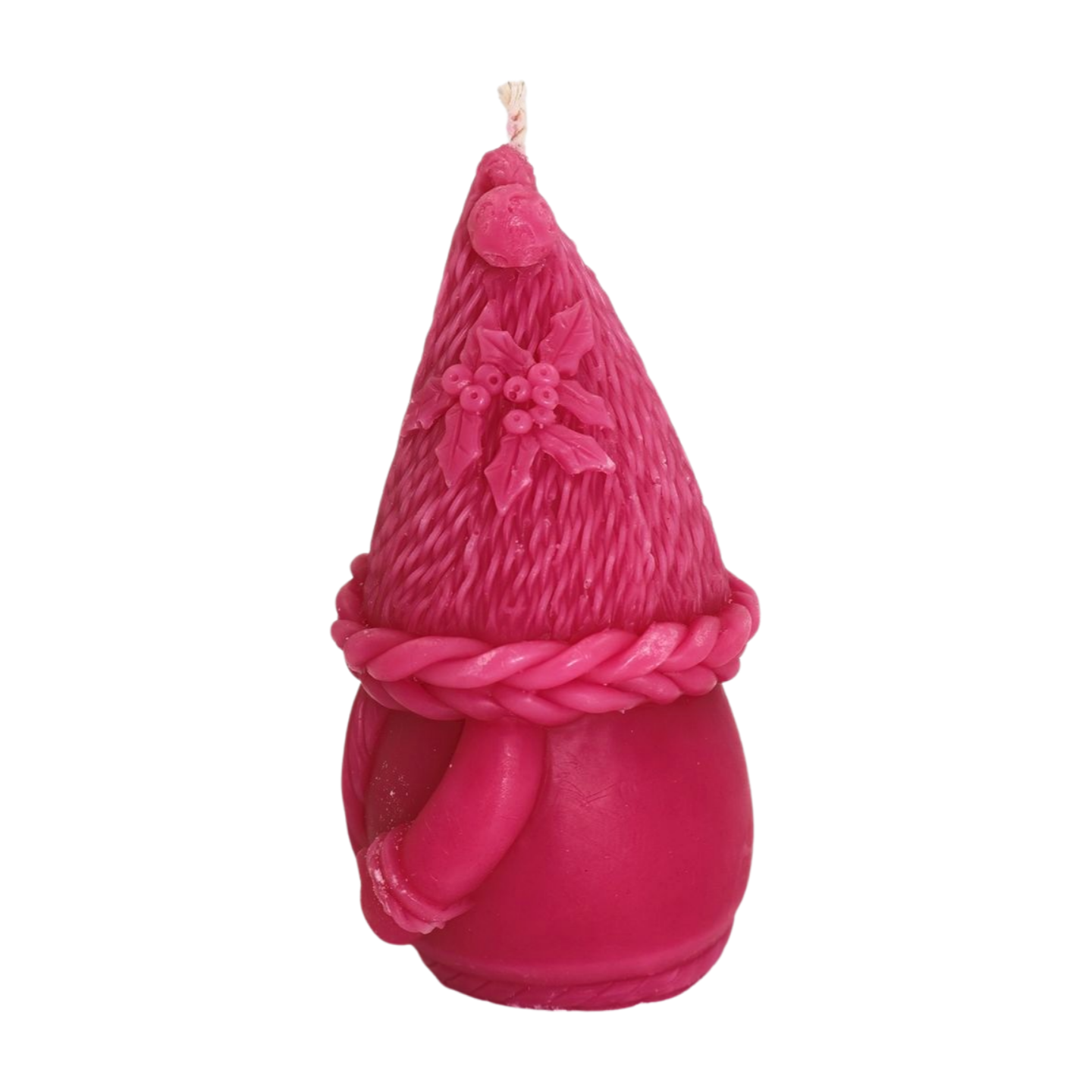 Christmas Gnome Candle Handcrafted