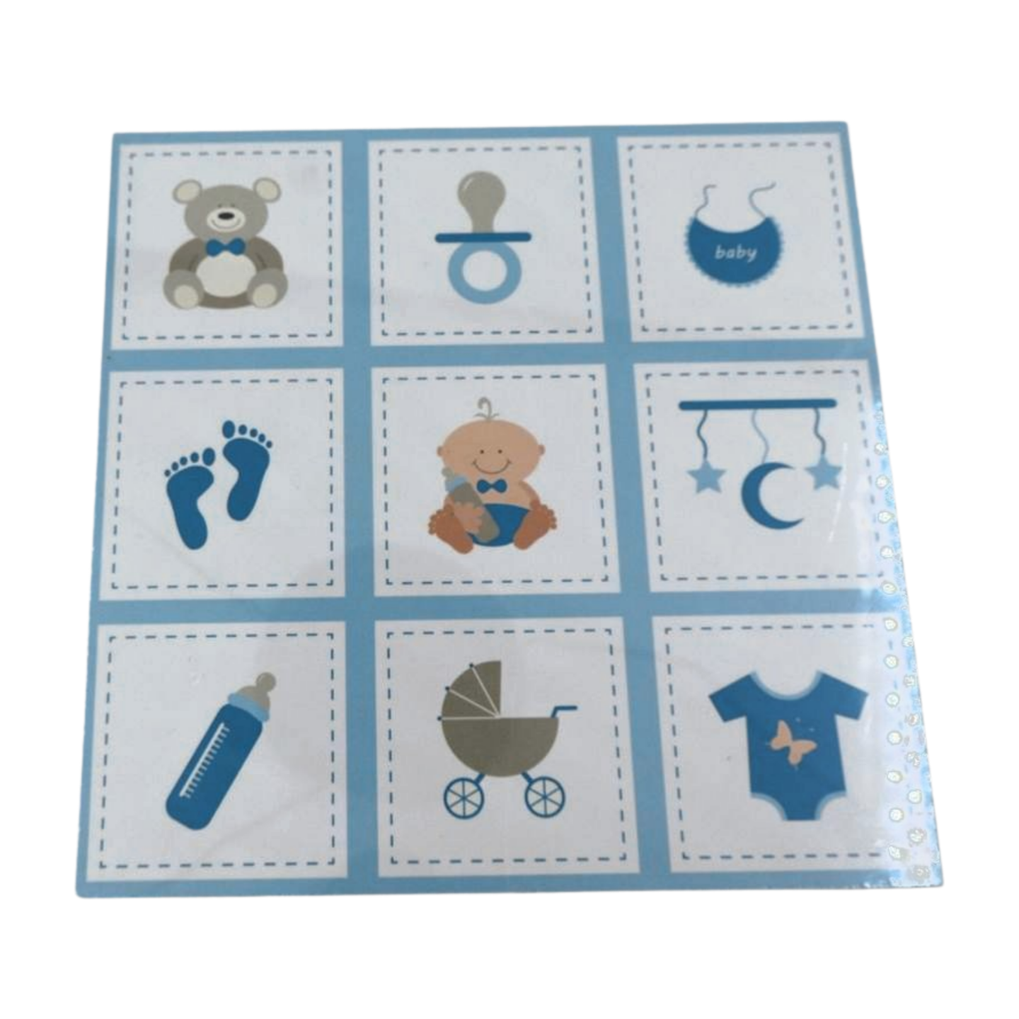 Wooden Sign - Baby Blue Mooshimoo