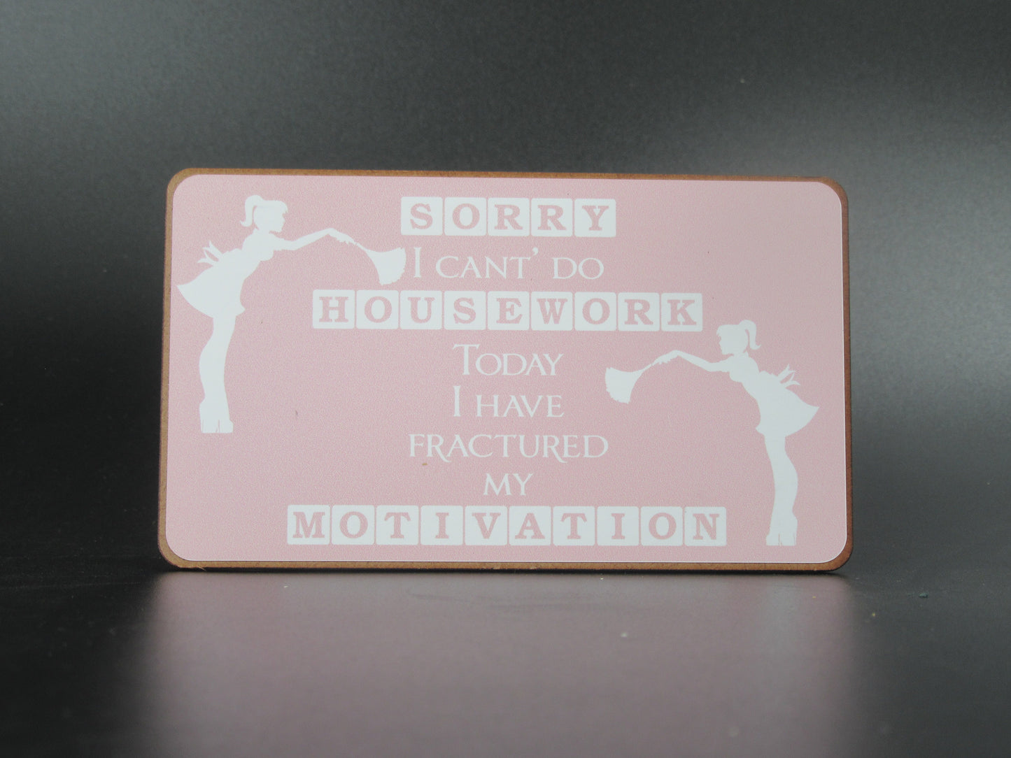 Magnet – Sorry I can’t do housework today I have fractured my motivation Mooshimoo