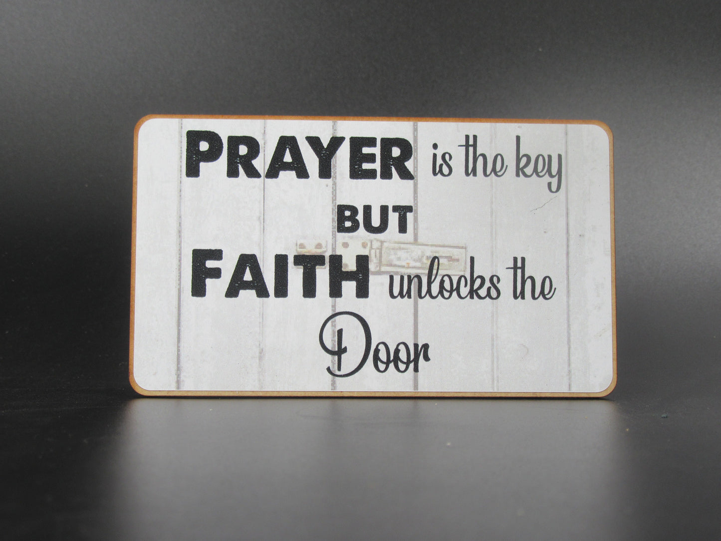 Magnet – Prayer is the key but faith unlocks the door Mooshimoo