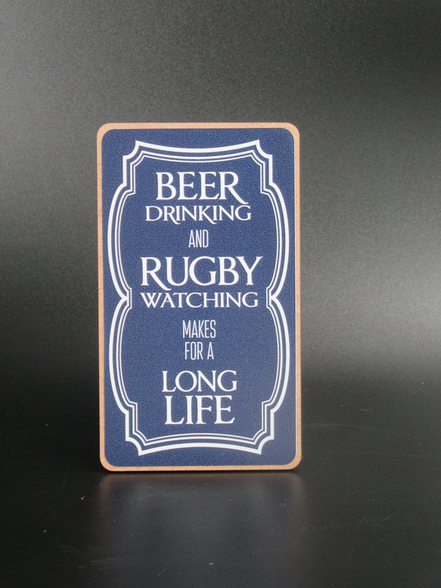 Magnet - Beer Drinking and rugby watching makes for a long life Mooshimoo