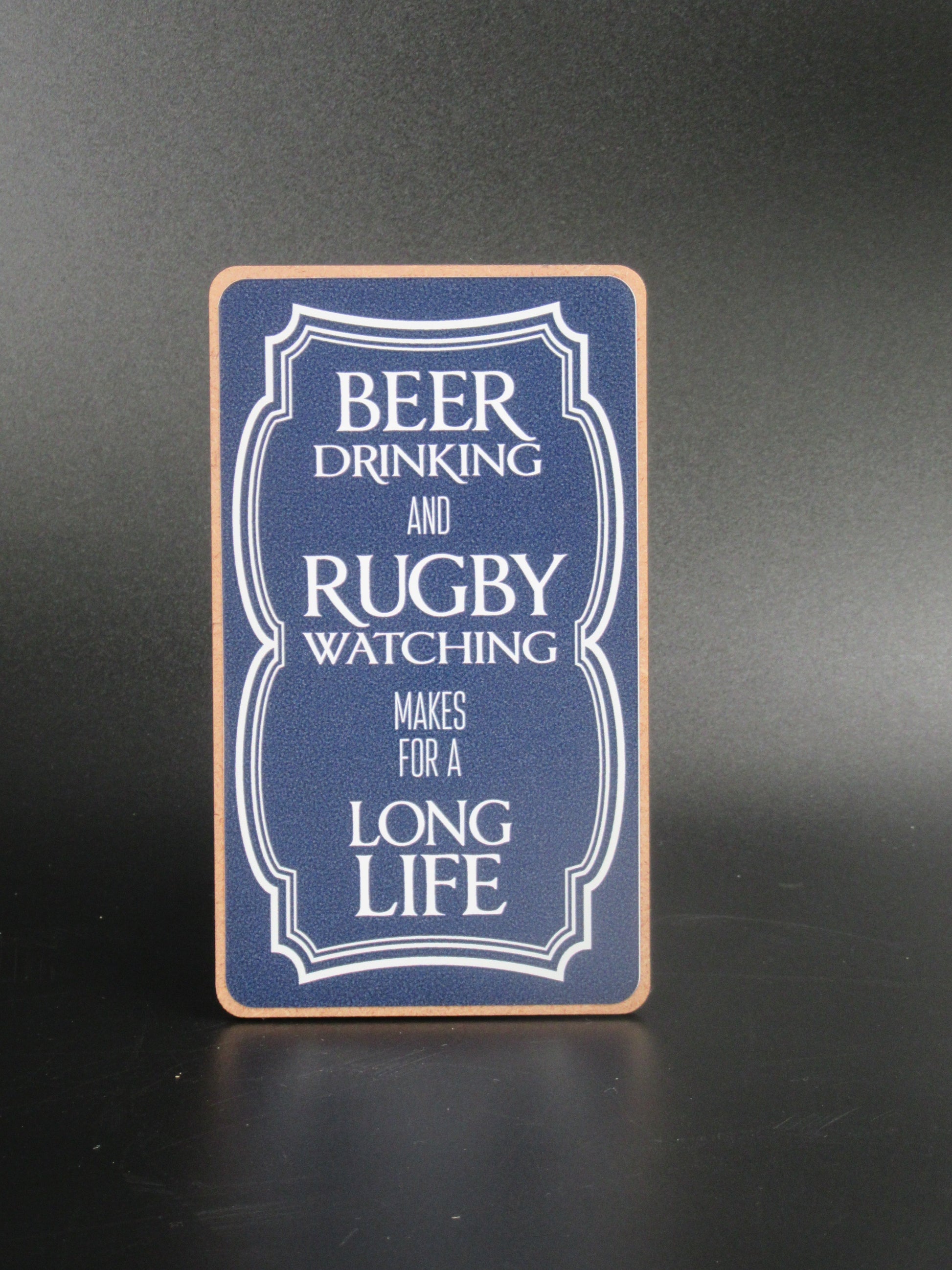 Magnet - Beer Drinking and rugby watching makes for a long life Mooshimoo