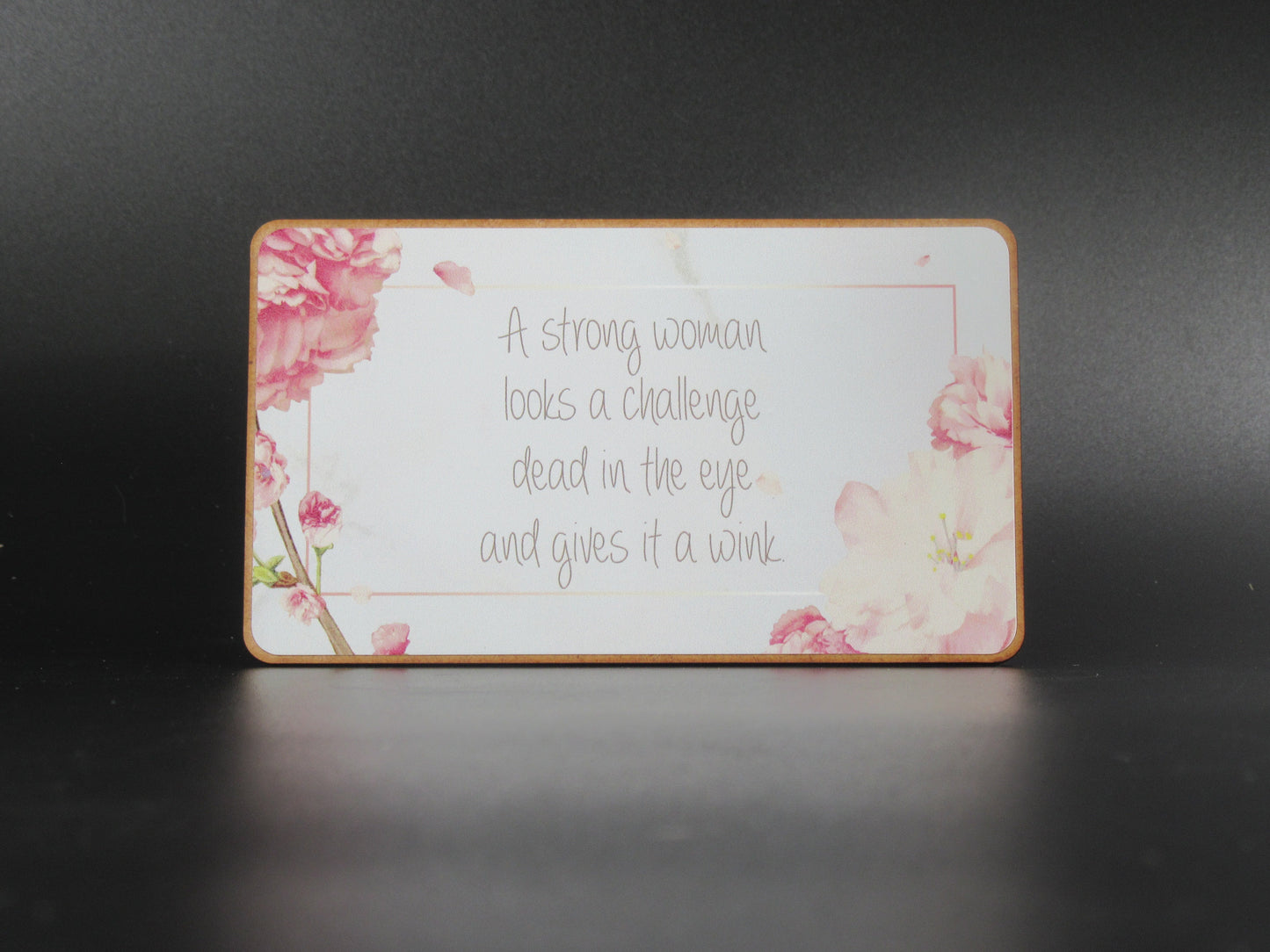 Magnet – A strong woman looks a challenge dead in the eye and gives it a wink Mooshimoo