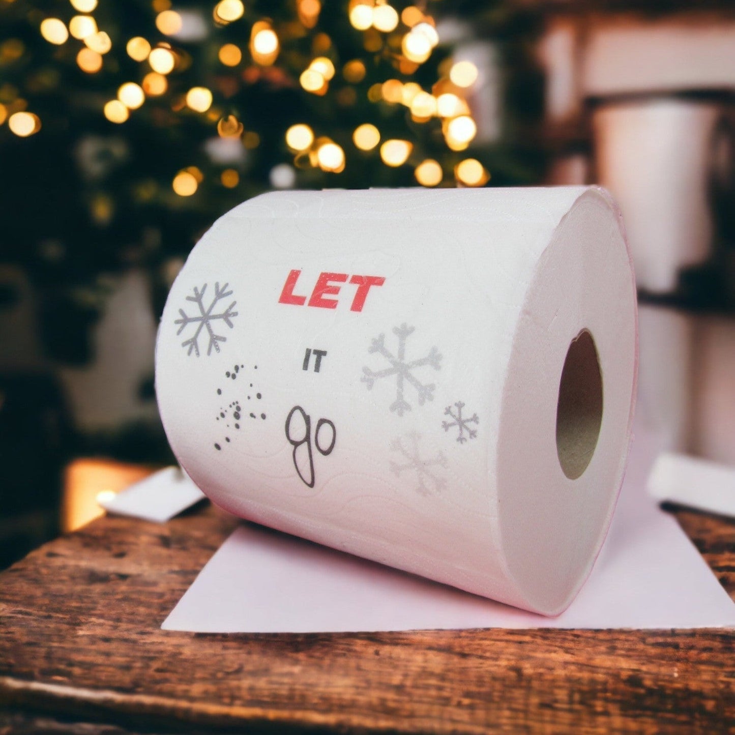 Christmas Tic Tac Toe holder with Toilet paper Just Fun Gifts
