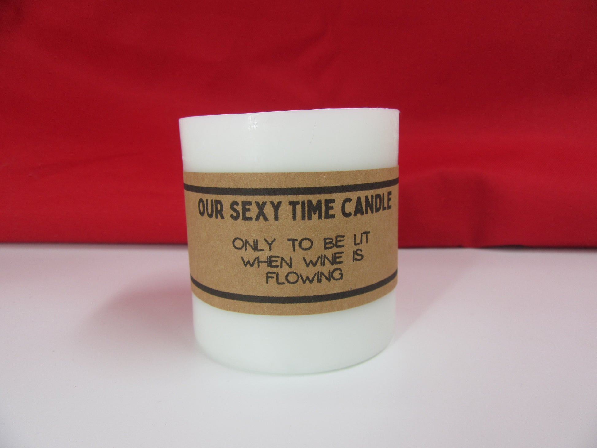 Candle – Our Sexy Time Candle – Only to be lit when wine is flowing Just Fun Gifts