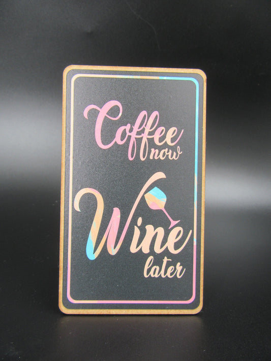 Magnet – Coffee now Wine later Mooshimoo