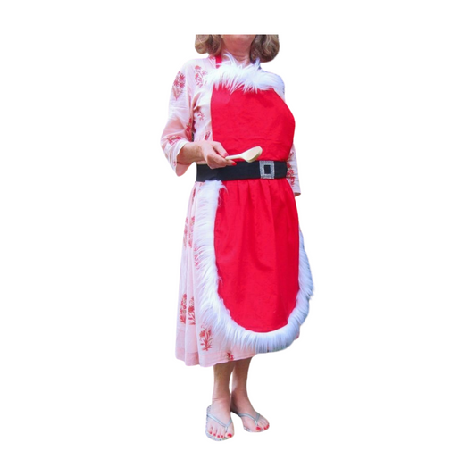 Mrs Claus Apron Just Fun Gifts