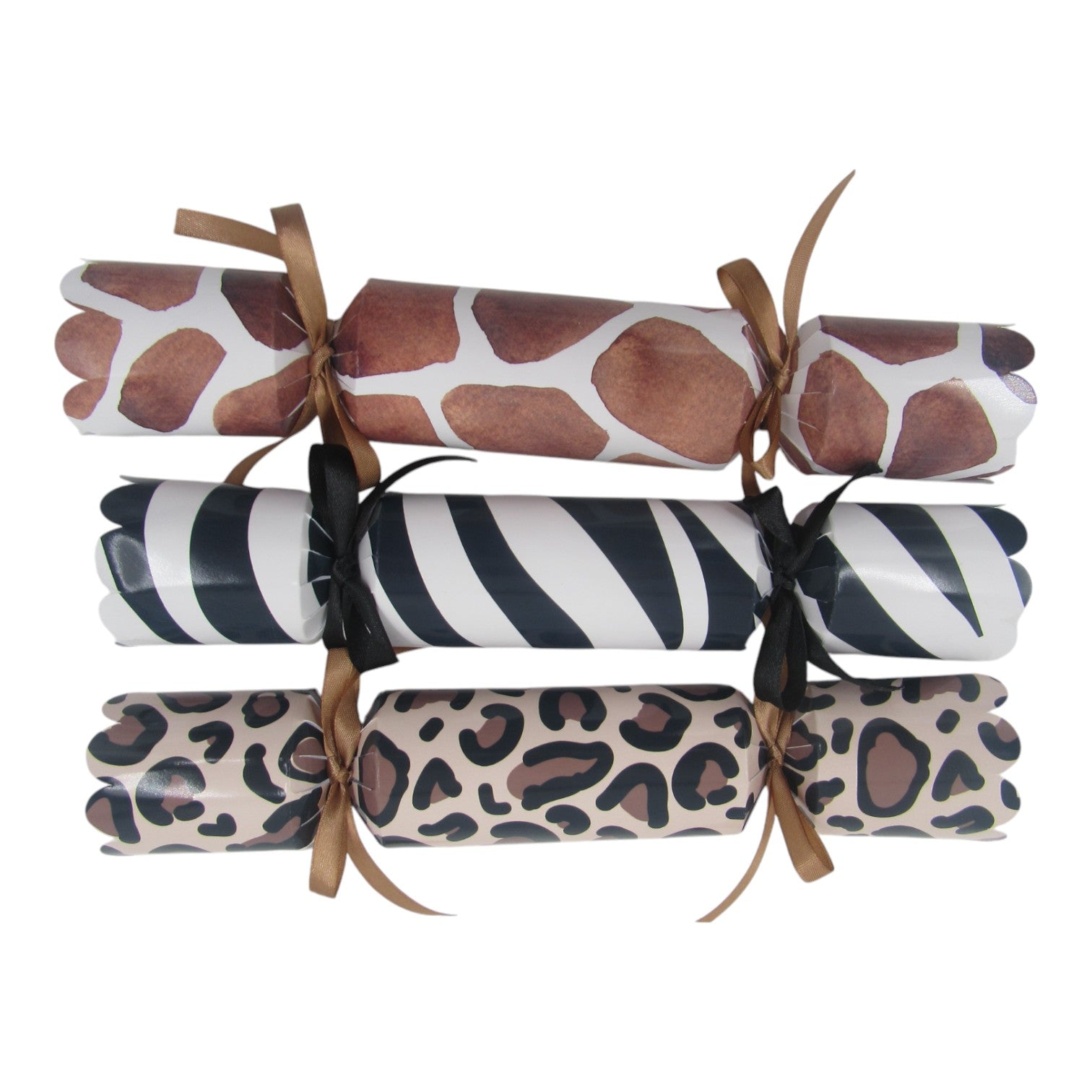 Christmas Cracker Giraffe β Animal Print Giraffe with beaded keyrings Just Fun Gifts