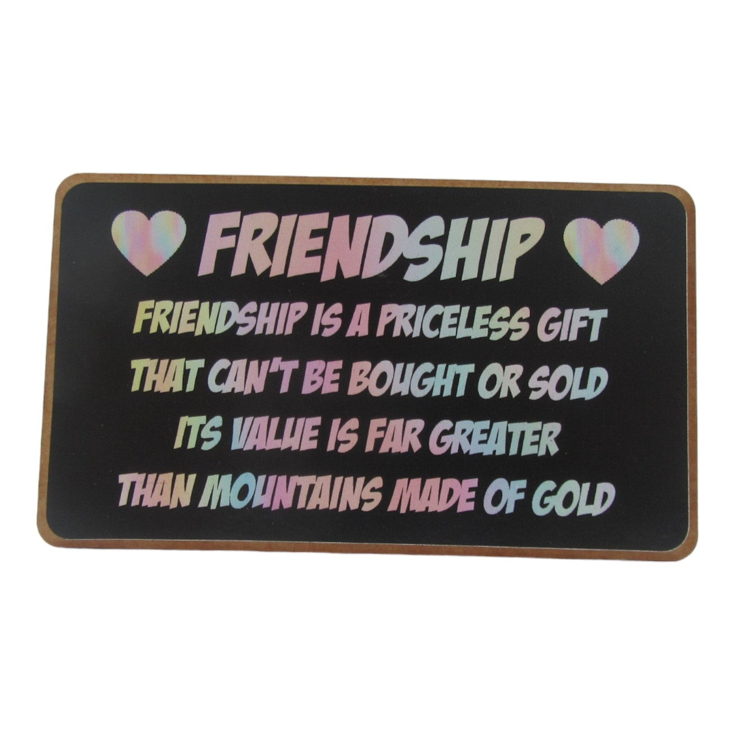 Magnet – Friendship is a priceless gift that can’t be bought or sold its value is far greater than mountains made OF GOLD Mooshimoo