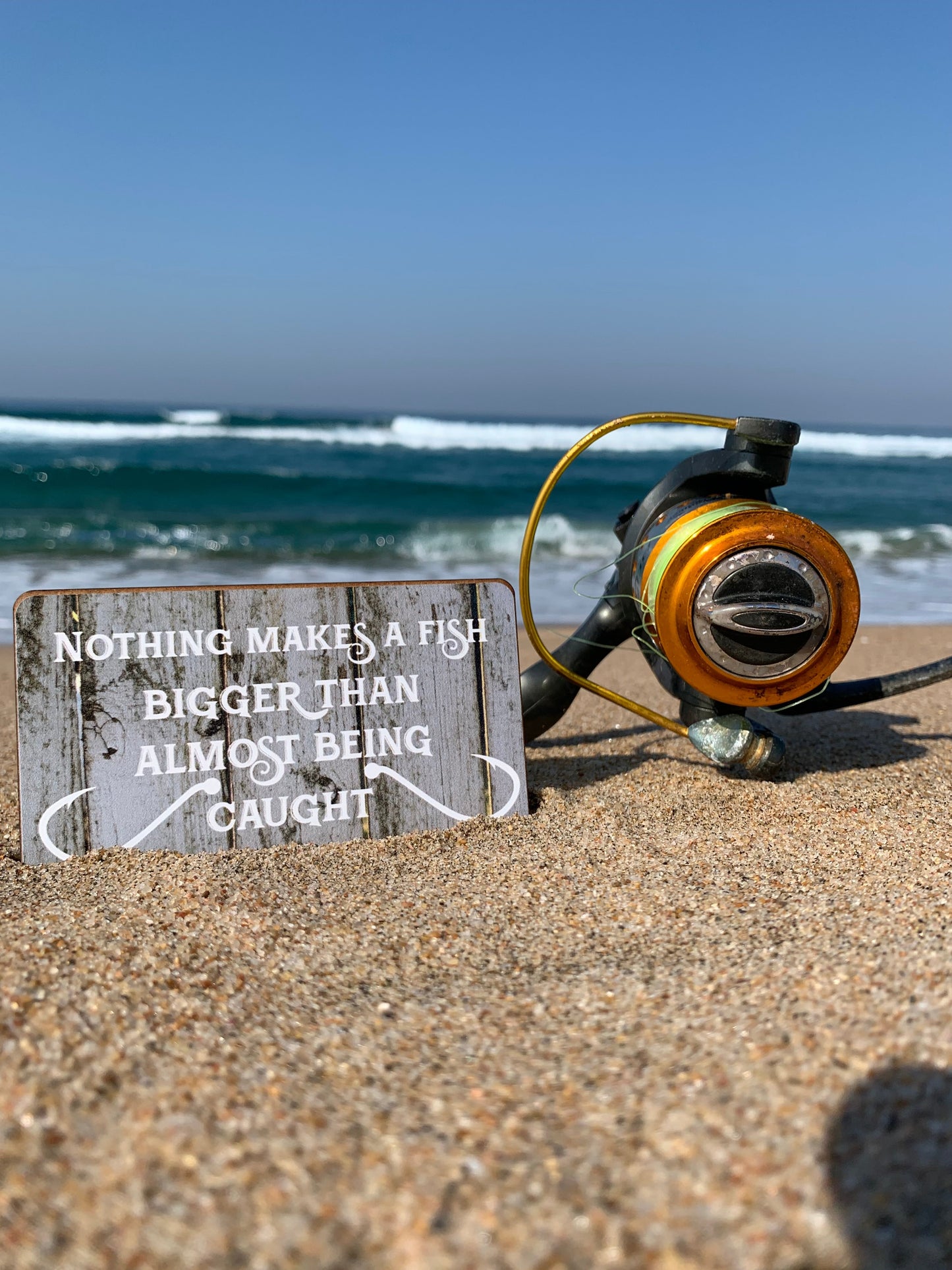 Magnet – Nothing makes a fish bigger than almost being caught Mooshimoo