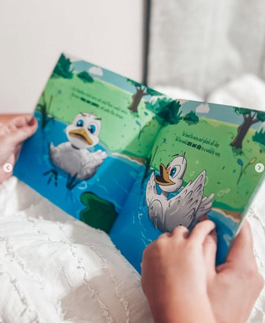 The Duck who wished for Webbed Feet by Michelle Linde Stories by Shelley - Michelle Linde