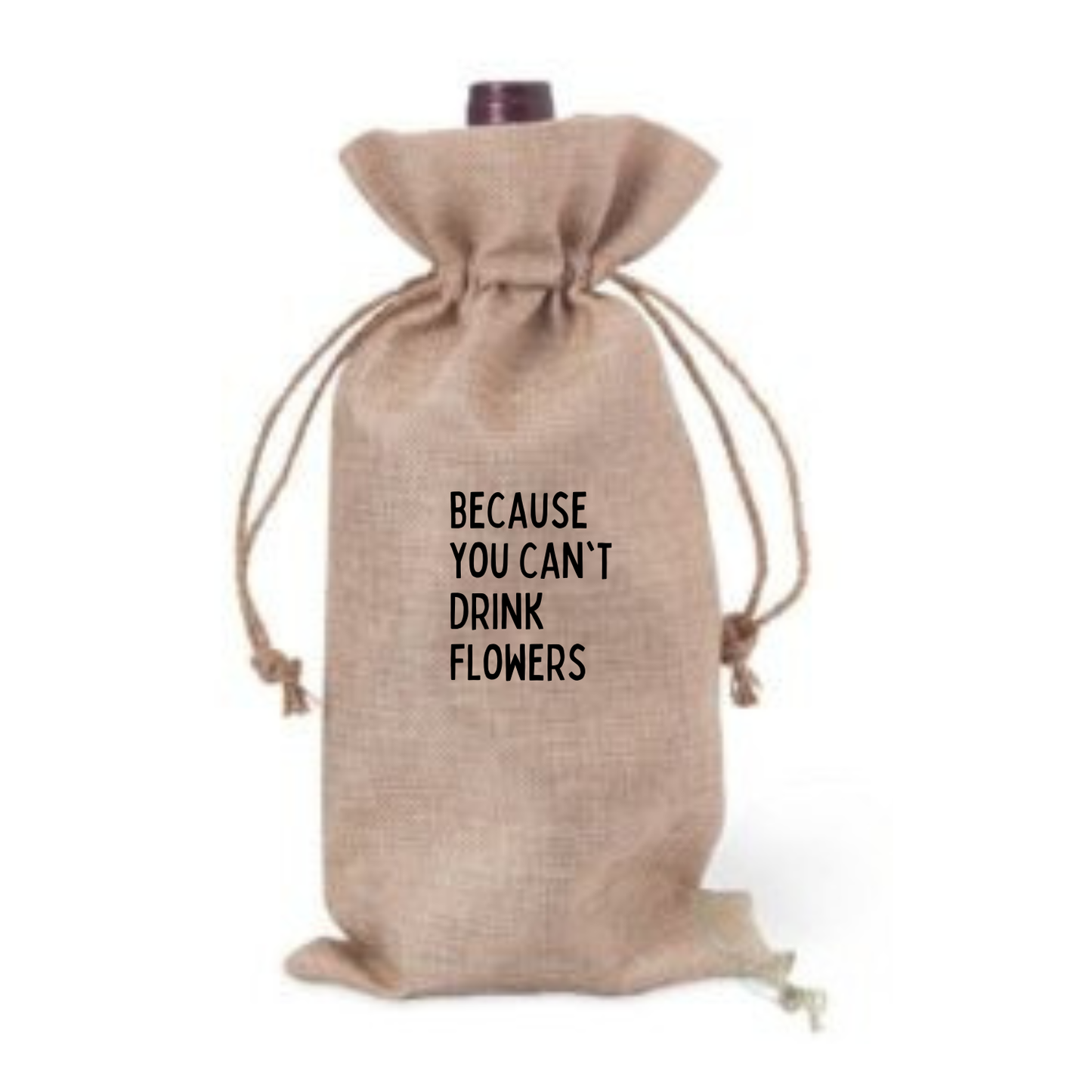 Hessian Wine Bag - with different sayings Just Fun Gifts