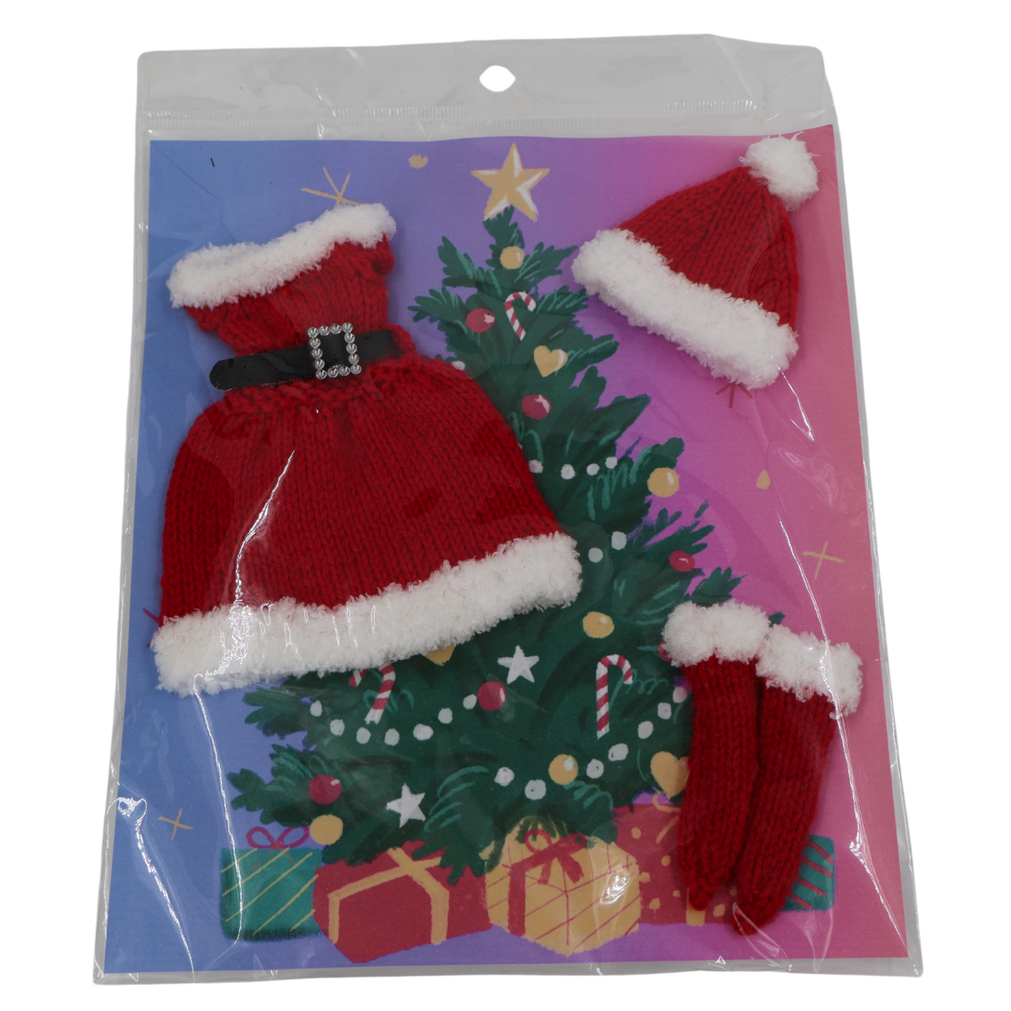 Christmas Barbie Handknitted outfit Just Fun Gifts