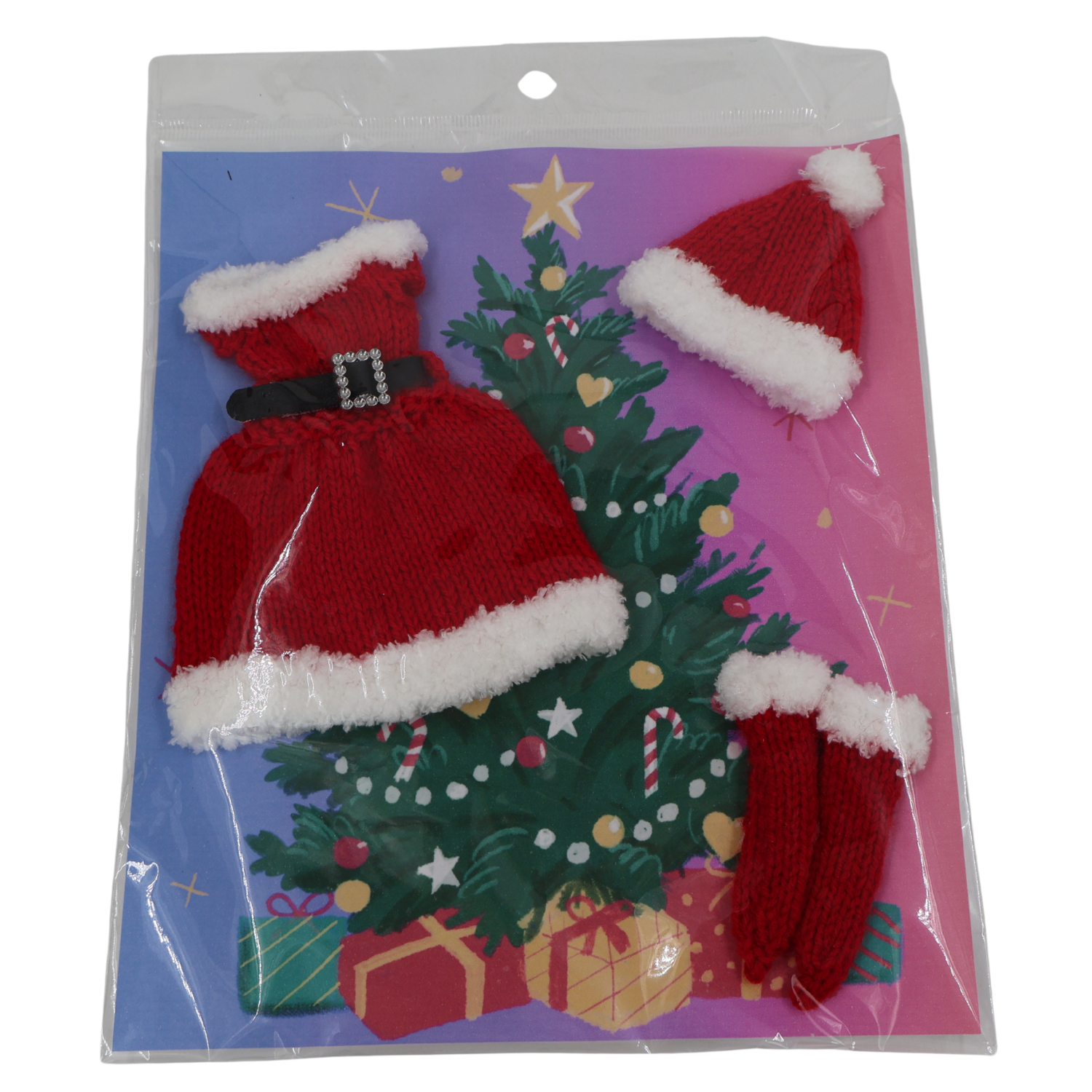 Christmas Barbie Handknitted outfit Just Fun Gifts