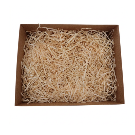 Gift Box with wood wool and Ribbon Gifts By Locals