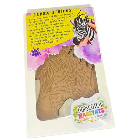 Hopscotch Crafts - Zebra Stripes Hopscotch Crafts