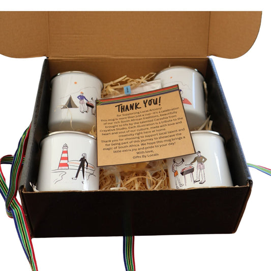 SA Collection – Enamel Mug Set (4-Pack) Just Fun Gifts