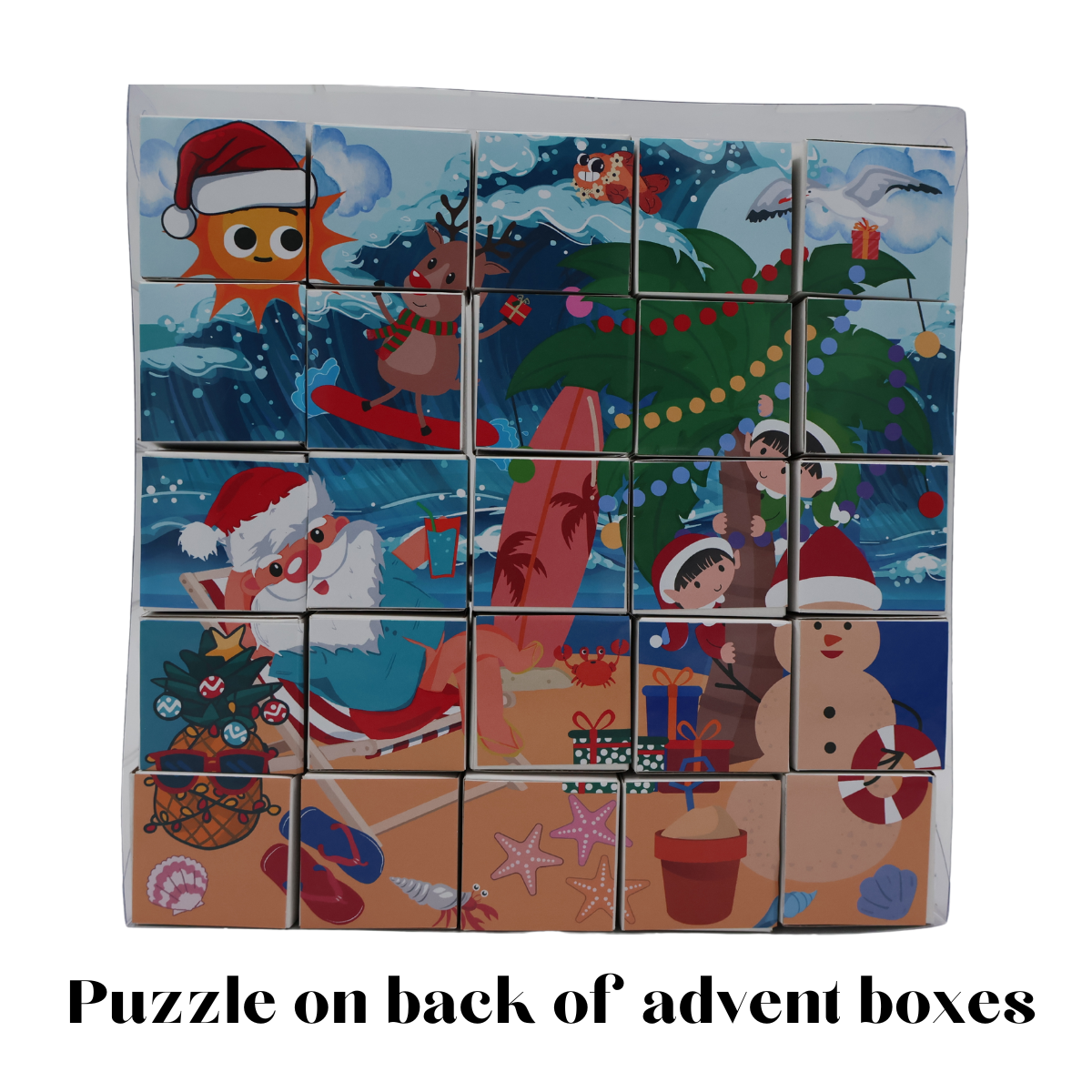 Advent Calendar Pink Elf Design