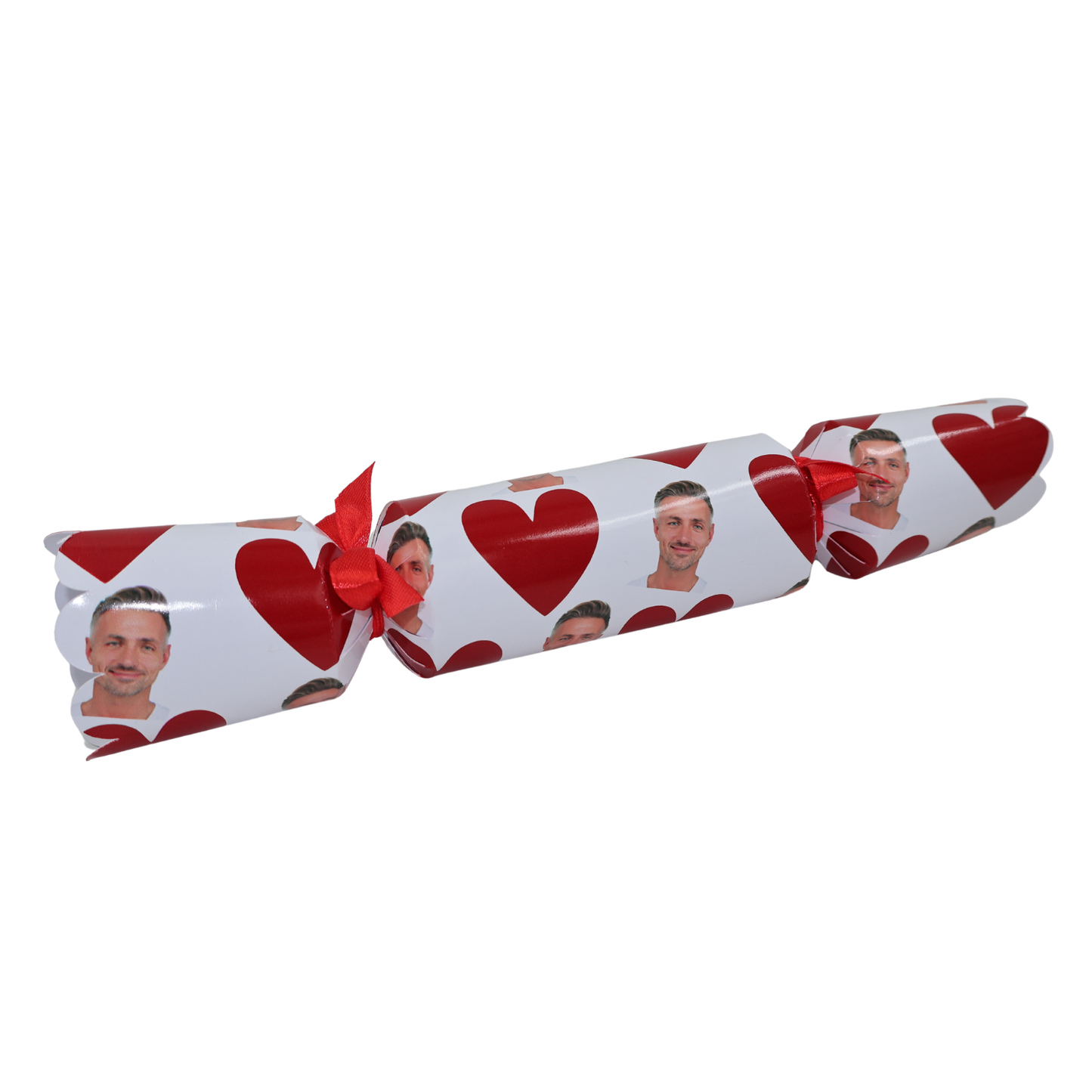 Personalised Valentines Cracker - insert your fav persons face or yours Just Fun Gifts