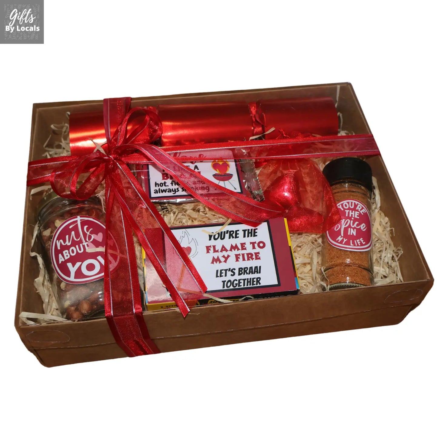 Valentines Gift box for a Braai lover 30cm by 20cm) Just Fun Gifts