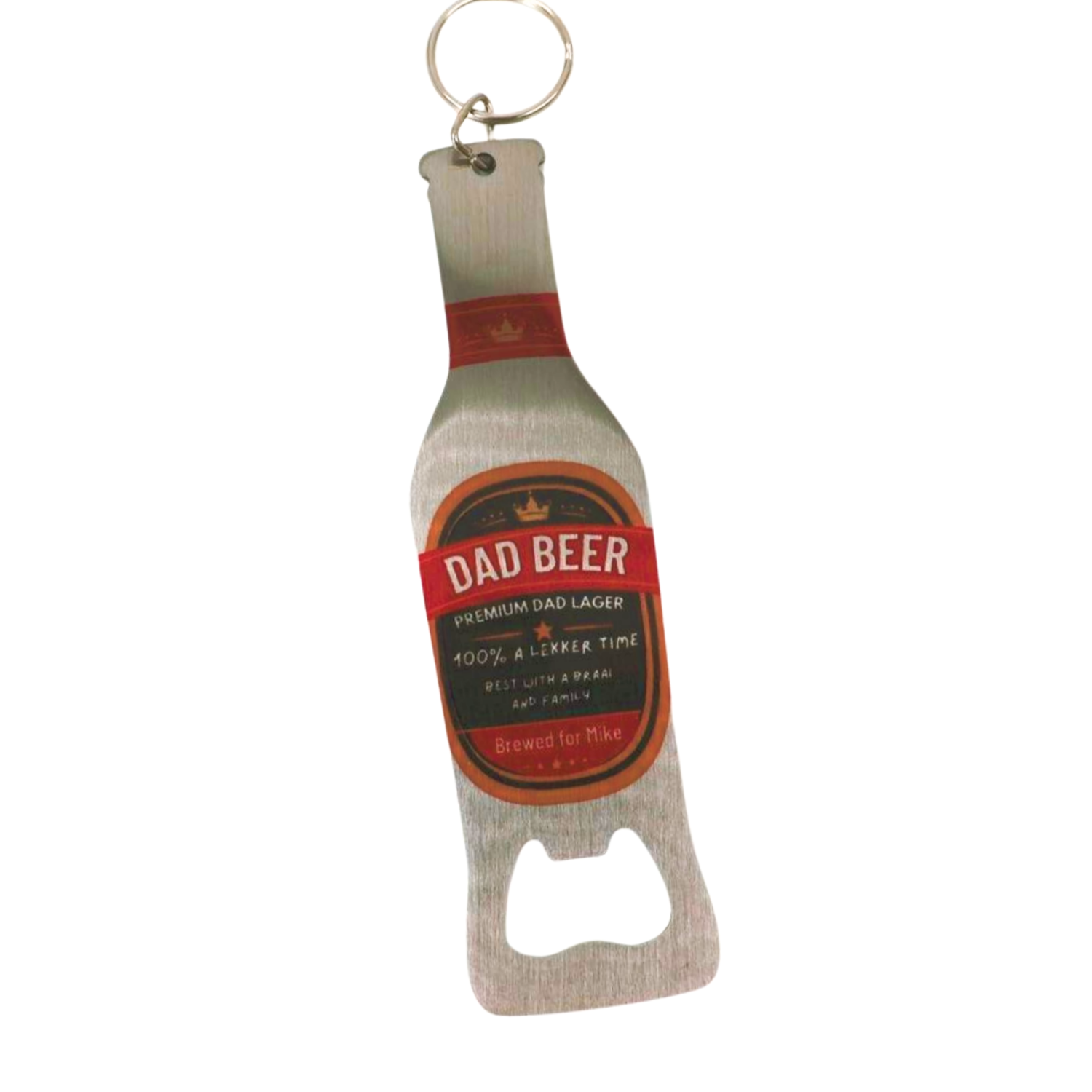 Personalised Dad Beer Opener Keyring Just Fun Gifts