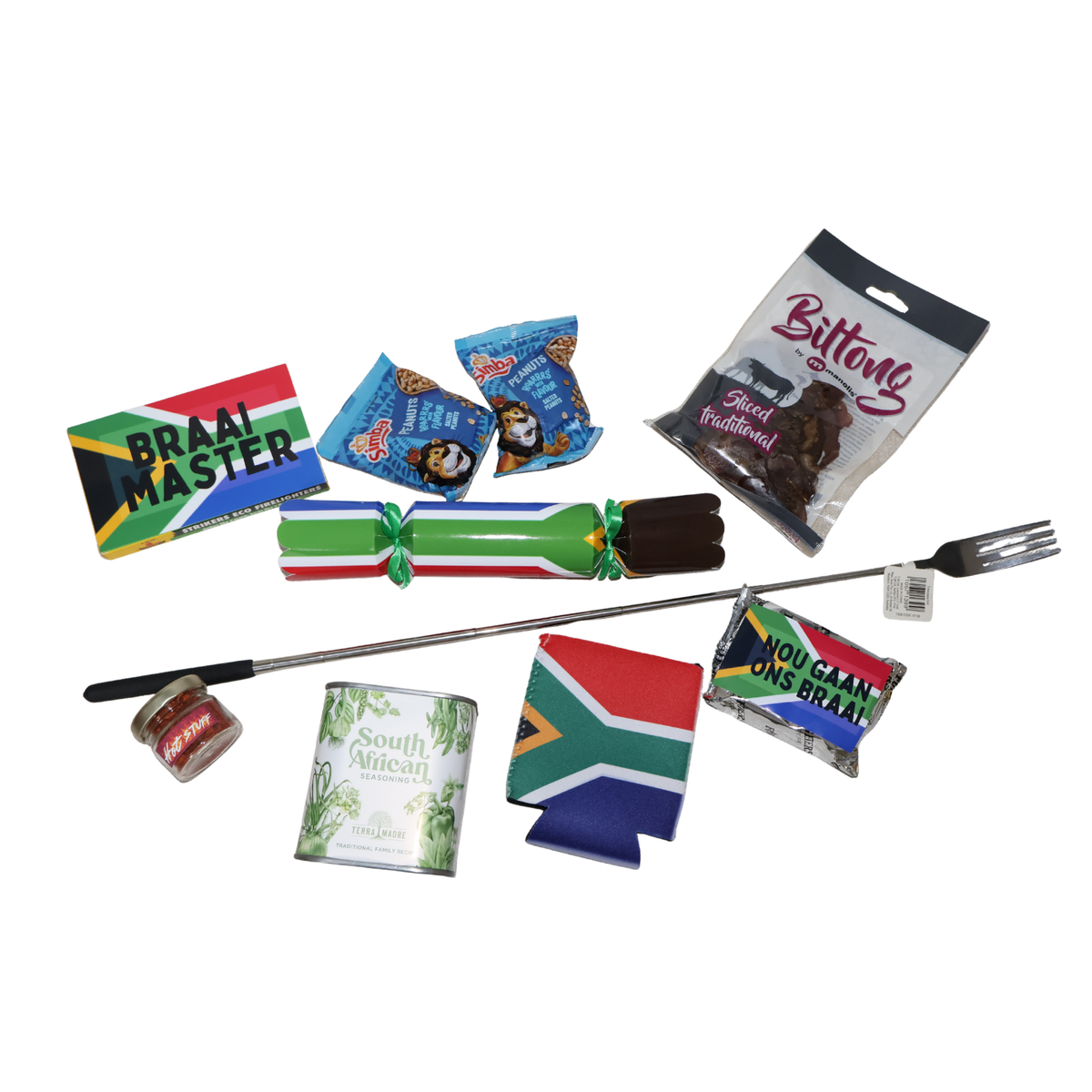 Wooden Braai Box filled with Braai Gifts