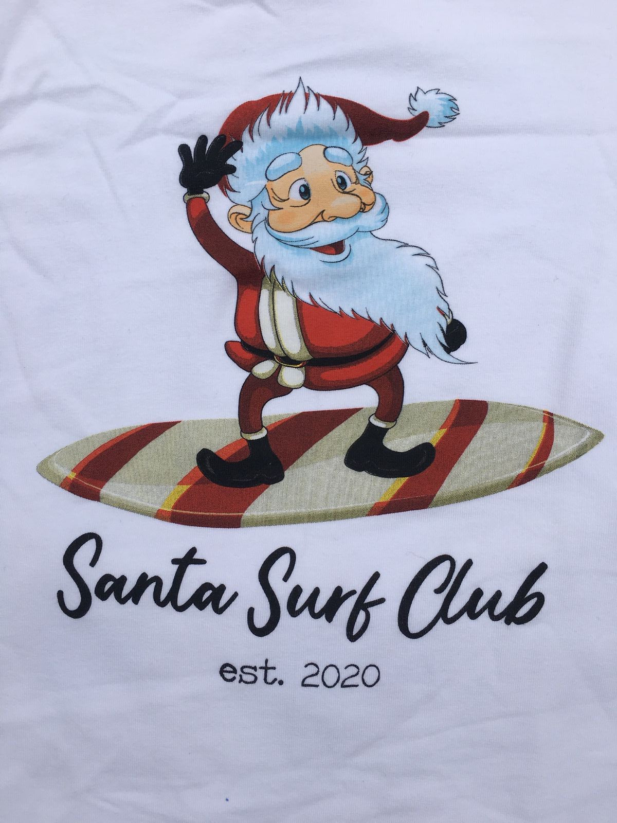 Christmas PJ’s Surfing Santa