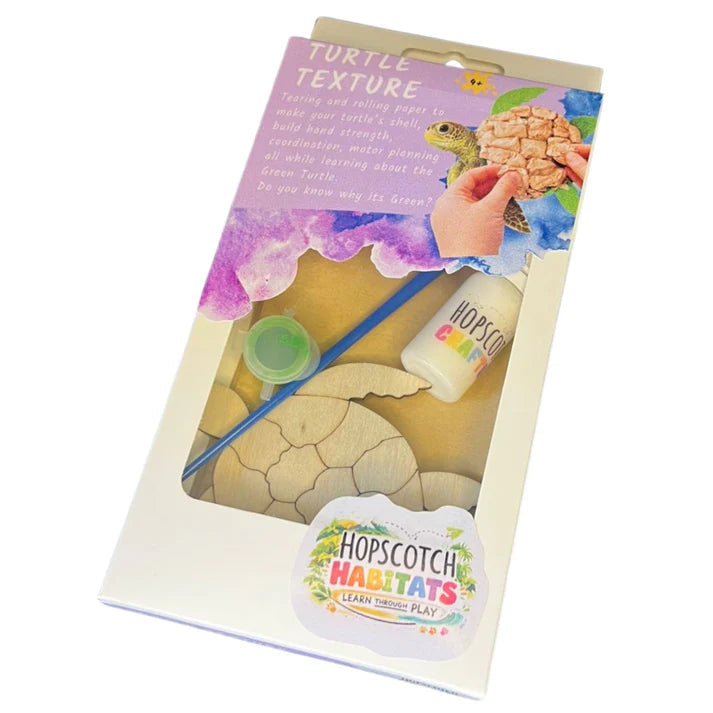 Hopscotch Crafts - Turtle Texture Hopscotch Crafts