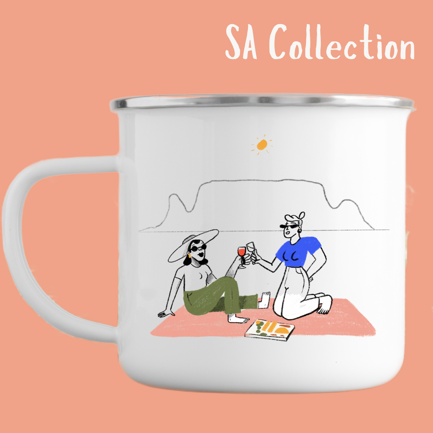 SA Collection – Enamel Mug Set (4-Pack)